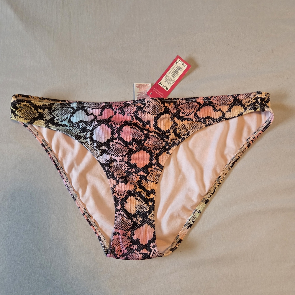 Xhilaration Multicolor Snake Print Bikini Bottom